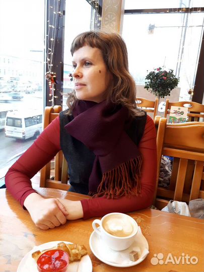 Палантин тканый теплый. зимний вариант