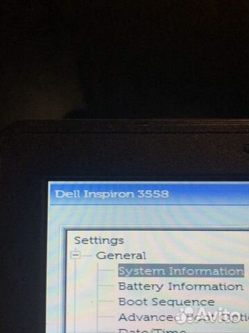 Dell inspiron 3558 ноутбук