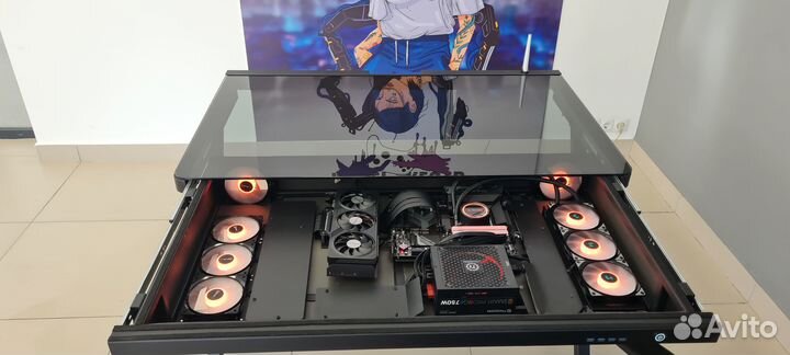 Игровой стол-компьютер RTX 4070