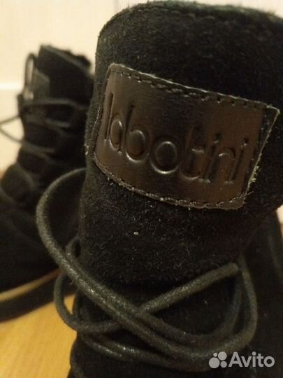 Ботинки зима натуральная замша