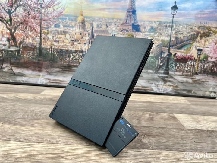 TOP Sony PS2 + Игры + Прошита + Джойстики