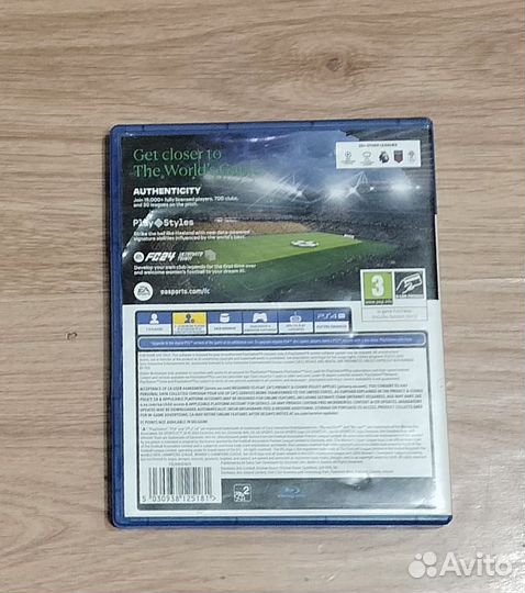 Диск игры на ps4 EA FC 24