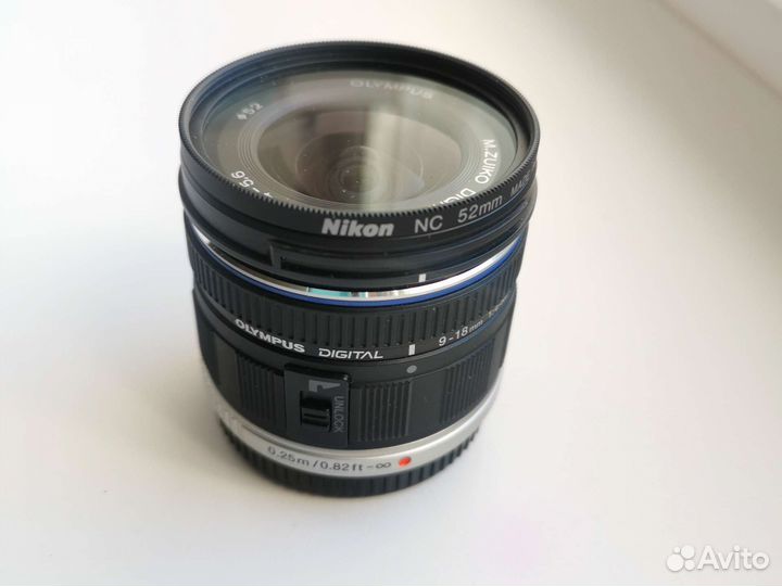 Объектив olympus m.zuiko ed 9-18 mm f 4.0-5.6