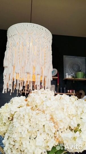 Абажур плетеный