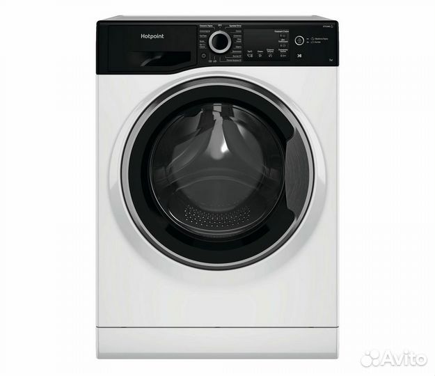 Стиральная машина Hotpoint NSB 7225 ZS V RU белый/черный