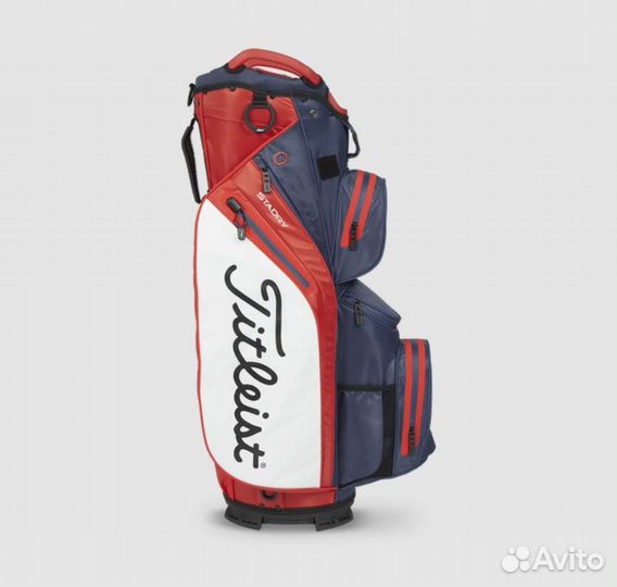 Сумка для гольфа Titleist Cart 14 StaDry, кр-сн