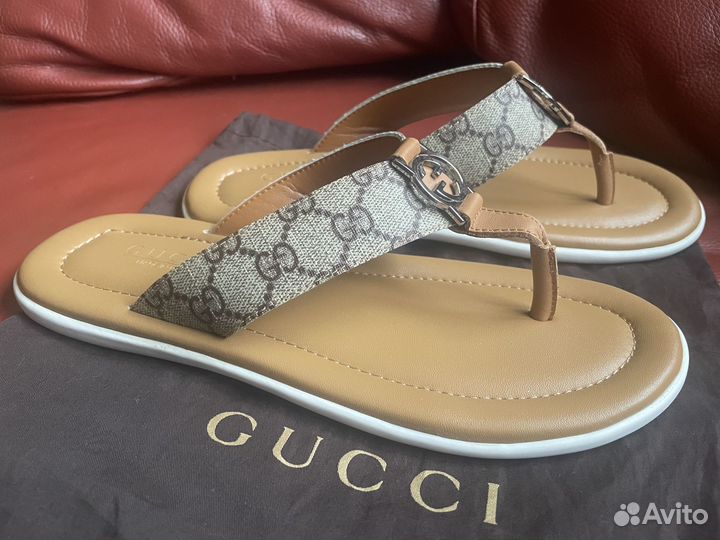 Шлёпанцы сланцы Gucci оригинал Италия