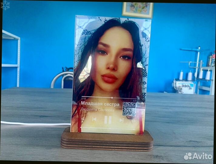 Трек пластинка с музыкой 4мм