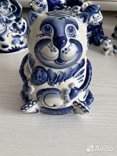 Сахарница гжель