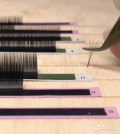 Готовые пучки для наращивания ресниц