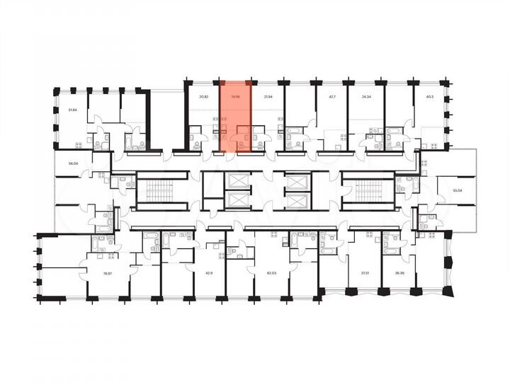 Квартира-студия, 20 м², 22/32 эт.