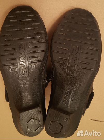 Сапоги женские, натуральная кожа р.39