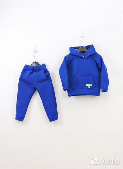 Теплый костюм на флисе для мальчика и девочки