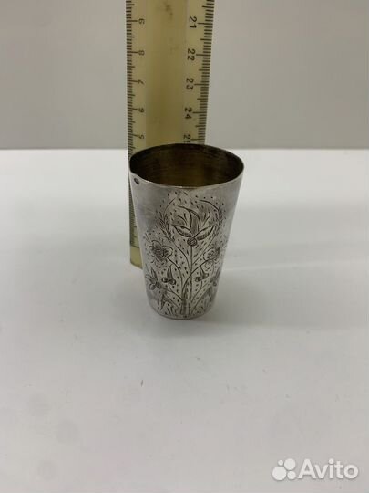 Стопка серебро