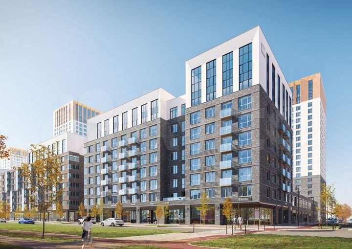 2-к. квартира, 65,4 м², 12/22 эт.