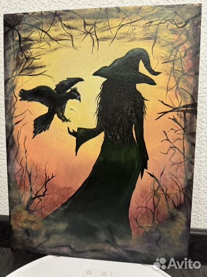 Картина акрилом на холсте