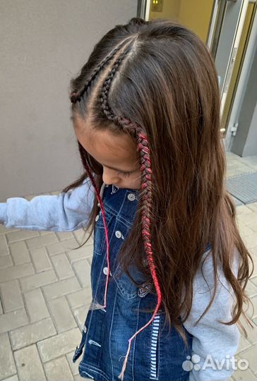 Афрокосы,косы,брейды,детям,плетение