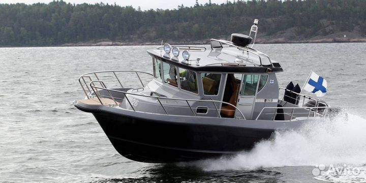 Nord Star 26 oв катер для подвесных двигателей