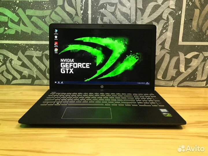 Игровой ноутбук HP Core i5/GTX1050/8gb/SSD