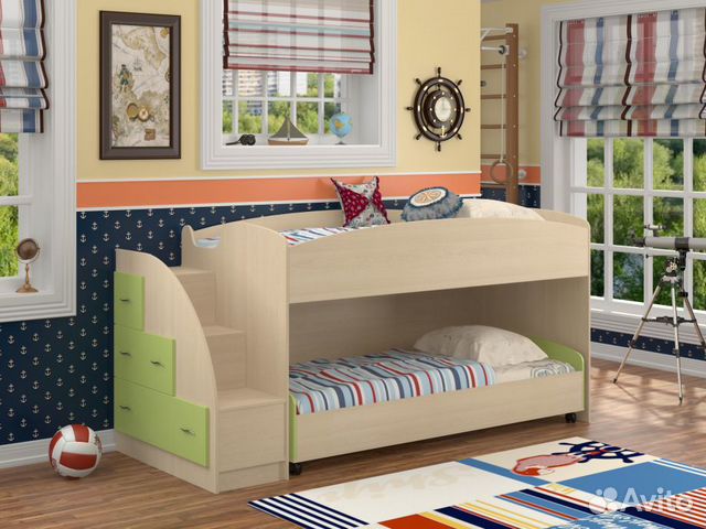 Кровать двухъярусная 