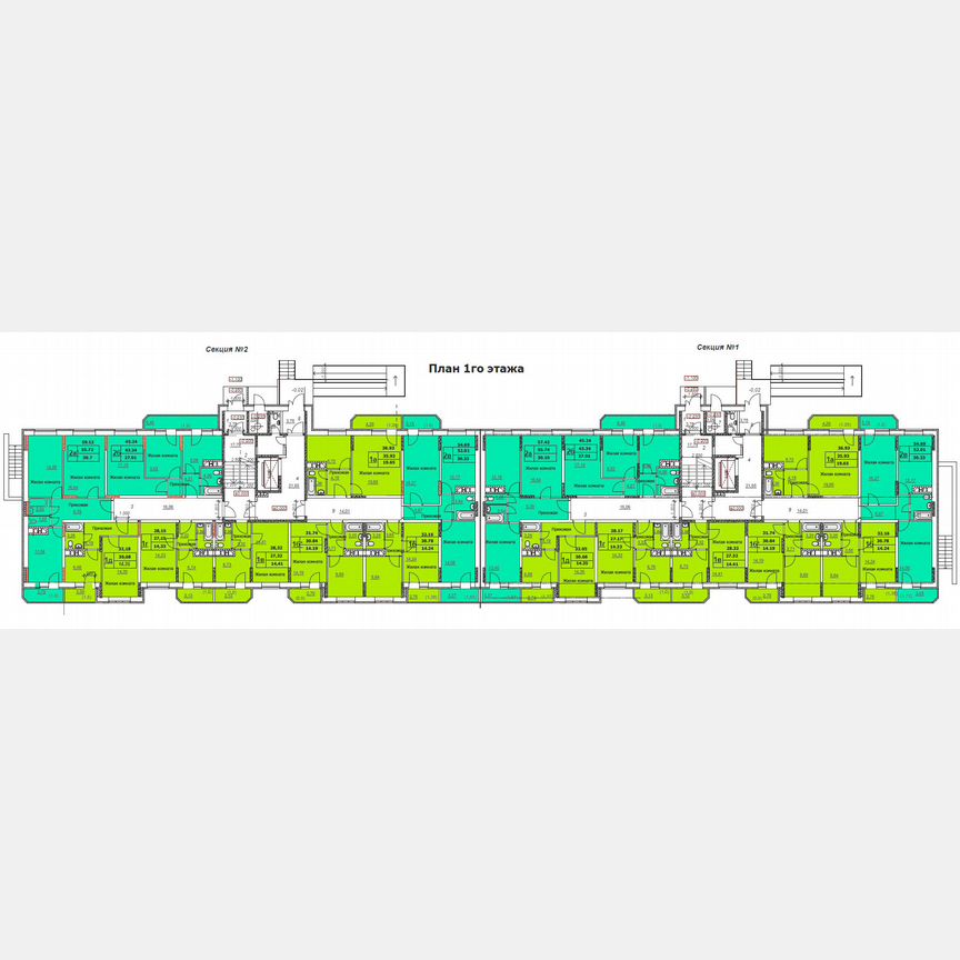 1-к. квартира, 36,9 м², 1/9 эт.