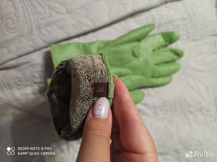 Перчатки женские кожаные 7.5