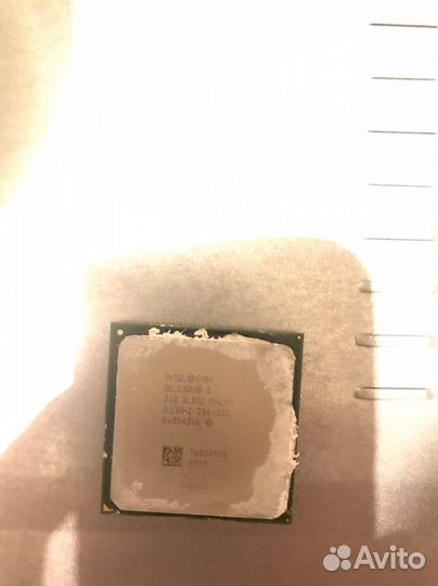 Процессор Intel celeron