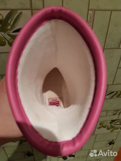 Резиновые сапоги для девочки