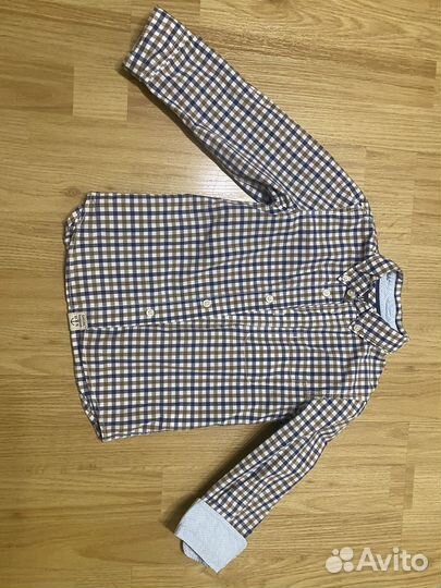 Рубашка H&M 110 в одеяльном состоянии