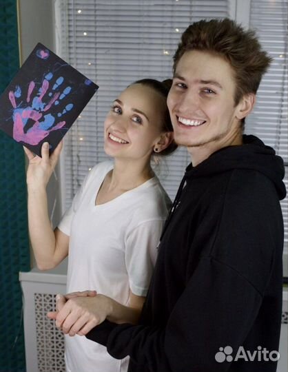 Набор для создания картины,Руки влюбленных