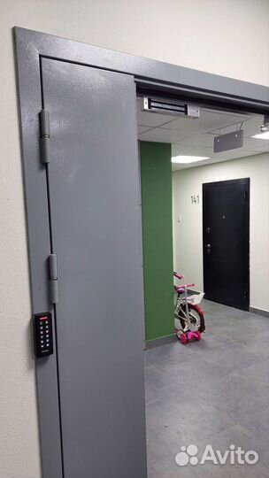 Установка электромагнитных замков