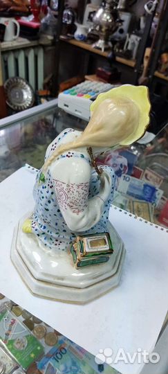 Статуэтка Малахитовая шкатулка-Алёнушка