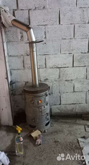 Печь буржуйка чугунная СССР