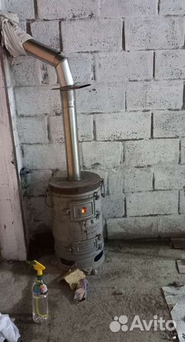 Печь буржуйка чугунная СССР
