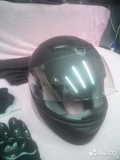 Мотошлем+аксессуары