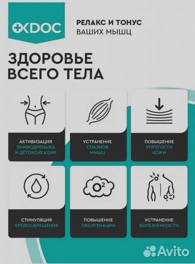 Массажер вибромассажер с ручкой Icdok