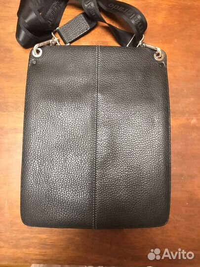 Мужская кожаная сумка планшет из натуральной кожи