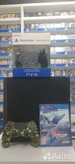 Sony playstation 4 pro Ace Combat 7 2 Dualshock