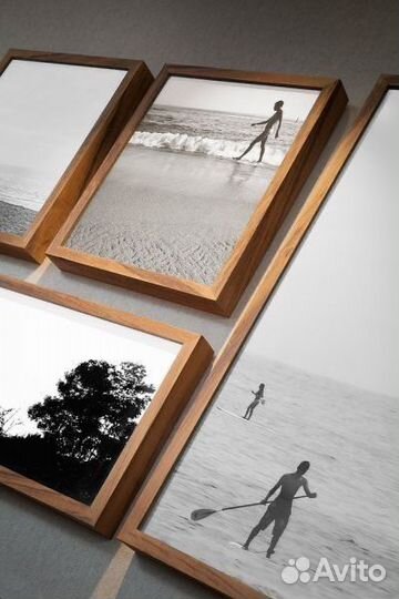 Картина черно белый цвет, фото, студийная рама