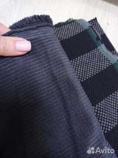 Отрез ткани шерсть,хлопок.Италия