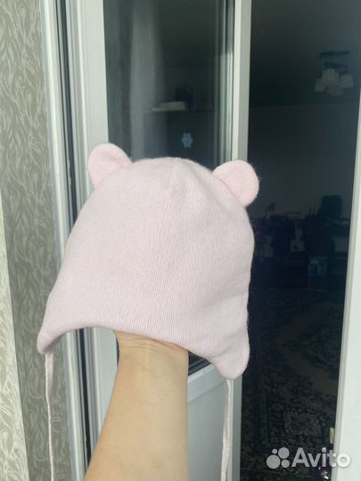 Зимняя шапка для девочек 46-48