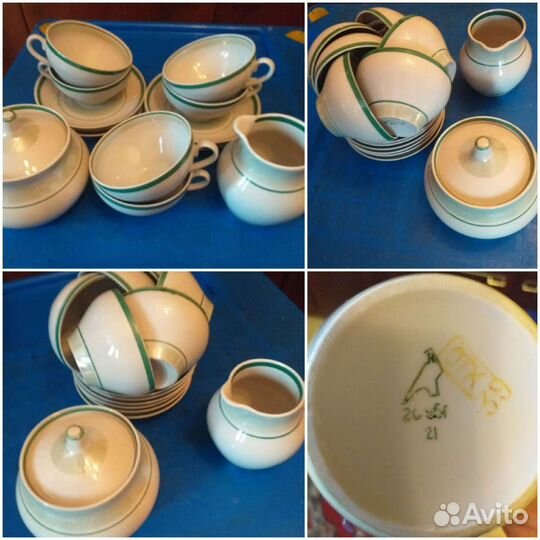 Сервиз чайный Дулево СССР