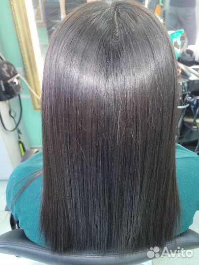 Кератиновое выпрямление волос,нанопластика волос