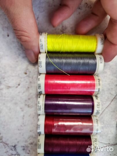 Нитки для машинной вышивки