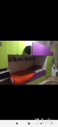Кровать двухьярусная. Для девочек