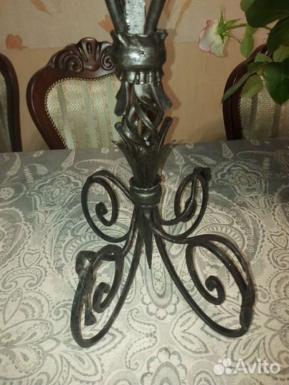 Кованый подсвечник 55 см