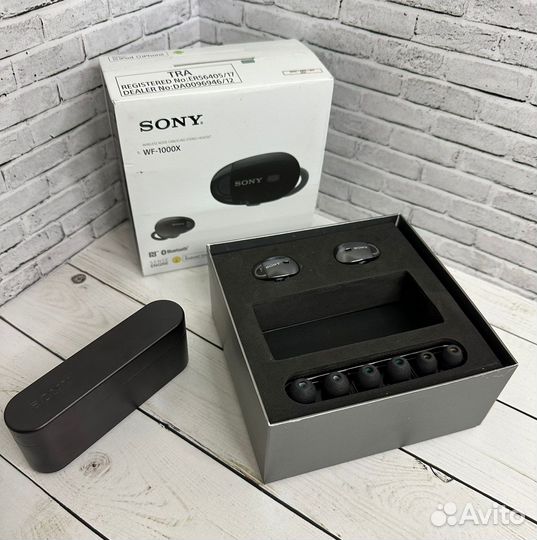Наушники Bluetooth Sony WF-1000X/BM