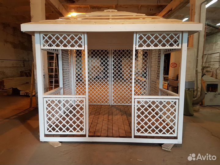 Беседка садовая из дерева