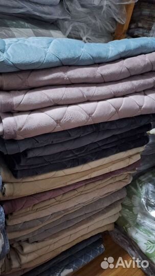 Покрывало на кровать велюр