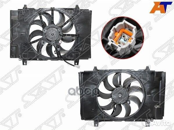 Диффузор радиатора в сборе nissan juke 10- ST-D